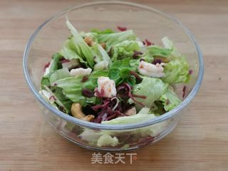 红椰菜腰果沙拉的做法步骤:6