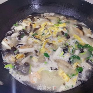 虾仁菌汤的做法步骤:9