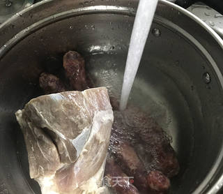 水煮咸肉的做法步骤:4