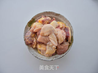 肉勾鸡的做法步骤:2