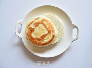 白皮饼汉堡的做法步骤:11