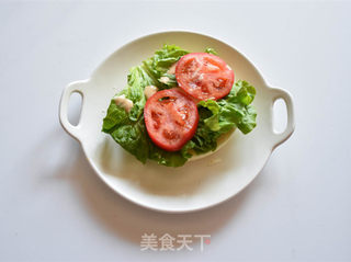 白皮饼汉堡的做法步骤:13