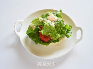白皮饼汉堡的做法步骤:15