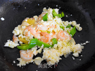 芙蓉虾仁的做法步骤:10