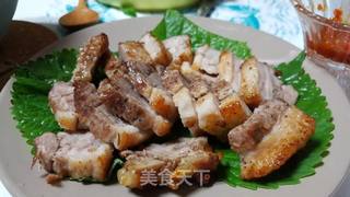 红酒烤五花肉的做法步骤:4