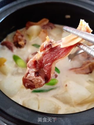 腊鸭腿焖萝卜的做法步骤:14