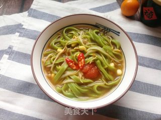 金针菇豆芽菠菜面的做法步骤：11