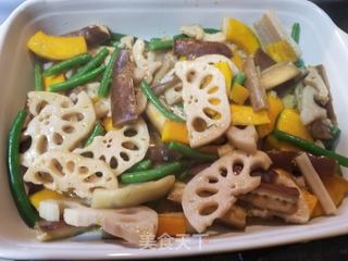 百财有余---蔬菜烤鱼的做法步骤:14