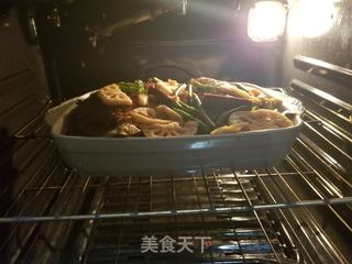 百财有余---蔬菜烤鱼的做法步骤:20
