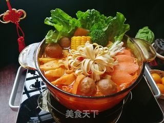 韩式泡菜火锅的做法步骤:23