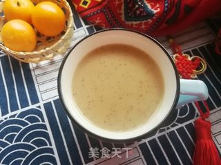 山药红枣花生桂圆米浆的做法步骤:9