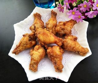 干炸鸡翅根的做法步骤:8