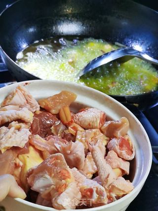 干锅辣子鸡的做法步骤:7