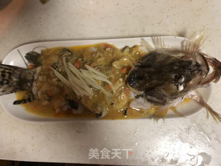 蟹粉鳜鱼的做法步骤:13