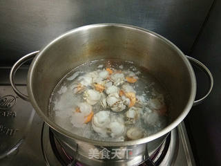 菠菜拌扇贝的做法步骤:6