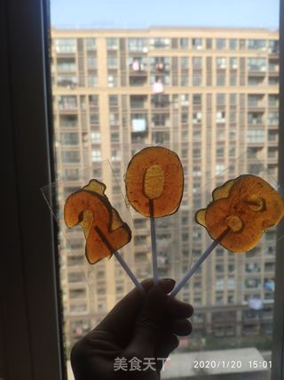 梨膏麦芽棒棒糖的做法步骤:12