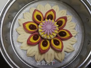 二十八蒸枣花:花开富贵的做法步骤:17