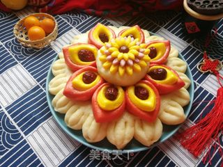 二十八蒸枣花:花开富贵的做法步骤:23