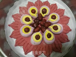 二十八蒸枣花:蒸蒸日上的做法步骤:9