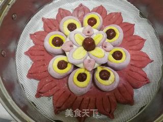 二十八蒸枣花:蒸蒸日上的做法步骤:13