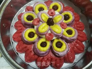 二十八蒸枣花:蒸蒸日上的做法步骤:14
