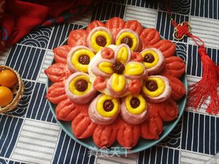 二十八蒸枣花:蒸蒸日上的做法步骤:15