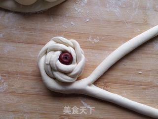 枣花馒头的做法步骤:21