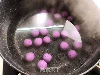 自制紫薯汤圆的做法步骤:9