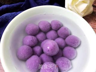 自制紫薯汤圆的做法步骤:10