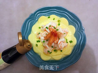 鲜虾玉子豆腐的做法步骤:9