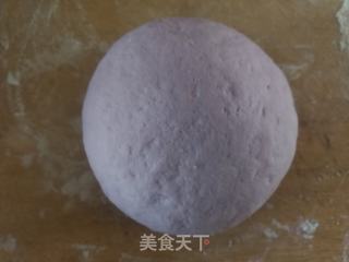 紫薯花样脂油饼的做法步骤:7
