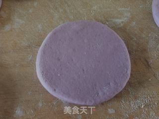 紫薯花样脂油饼的做法步骤:10