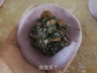 紫薯花样脂油饼的做法步骤:11