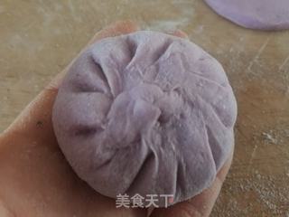 紫薯花样脂油饼的做法步骤:12