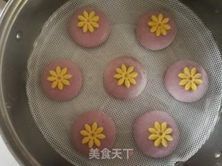 紫薯花样脂油饼的做法步骤:15