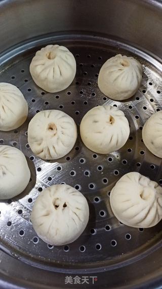 笋丁酱肉包的做法步骤:22
