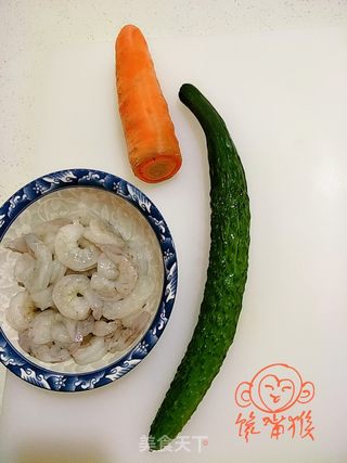 清炒虾仁的做法步骤：1