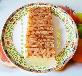 双色猪皮冻的做法步骤:17