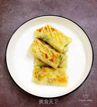 素三鲜馅卷饼的做法步骤：15