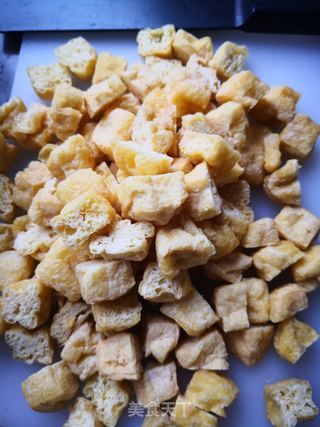 白菜炖午餐肉豆泡的做法步骤:3
