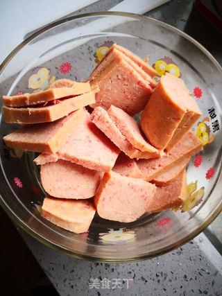 白菜炖午餐肉豆泡的做法步骤:8