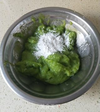 手工菠菜鱼丸的做法步骤:8