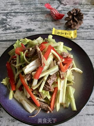 “清肠食谱”玉带牛肉丝的做法步骤：21