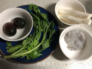 蔬菜海鲜山药大米粥的做法步骤:3
