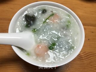 蔬菜海鲜山药大米粥的做法步骤:7