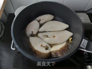 酱烧比目鱼的做法步骤:4