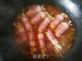 花开富贵:培根金针菇卷的做法步骤:15