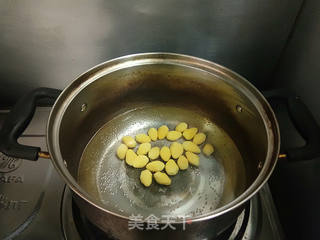 白果荷兰豆的做法步骤:3