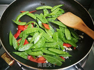 白果荷兰豆的做法步骤:5