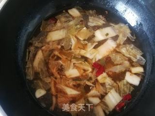 金针菇泡菜乌冬面的做法步骤：6